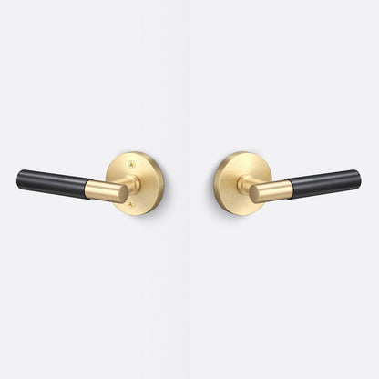 Sure-Loc AP101-RD-GRIP-SM Smooth Grip Passage Door Lever with Aspra Round Rosette.
