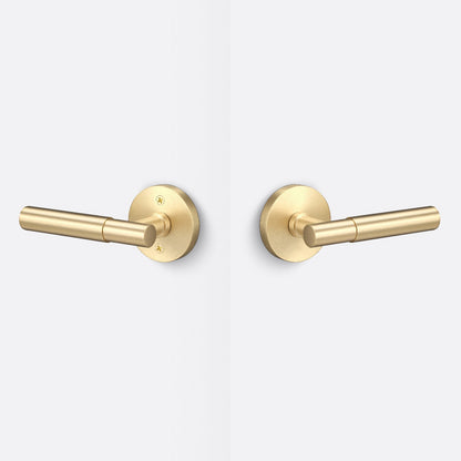 Sure-Loc AP101-RD-GRIP-SM Smooth Grip Passage Door Lever with Aspra Round Rosette.