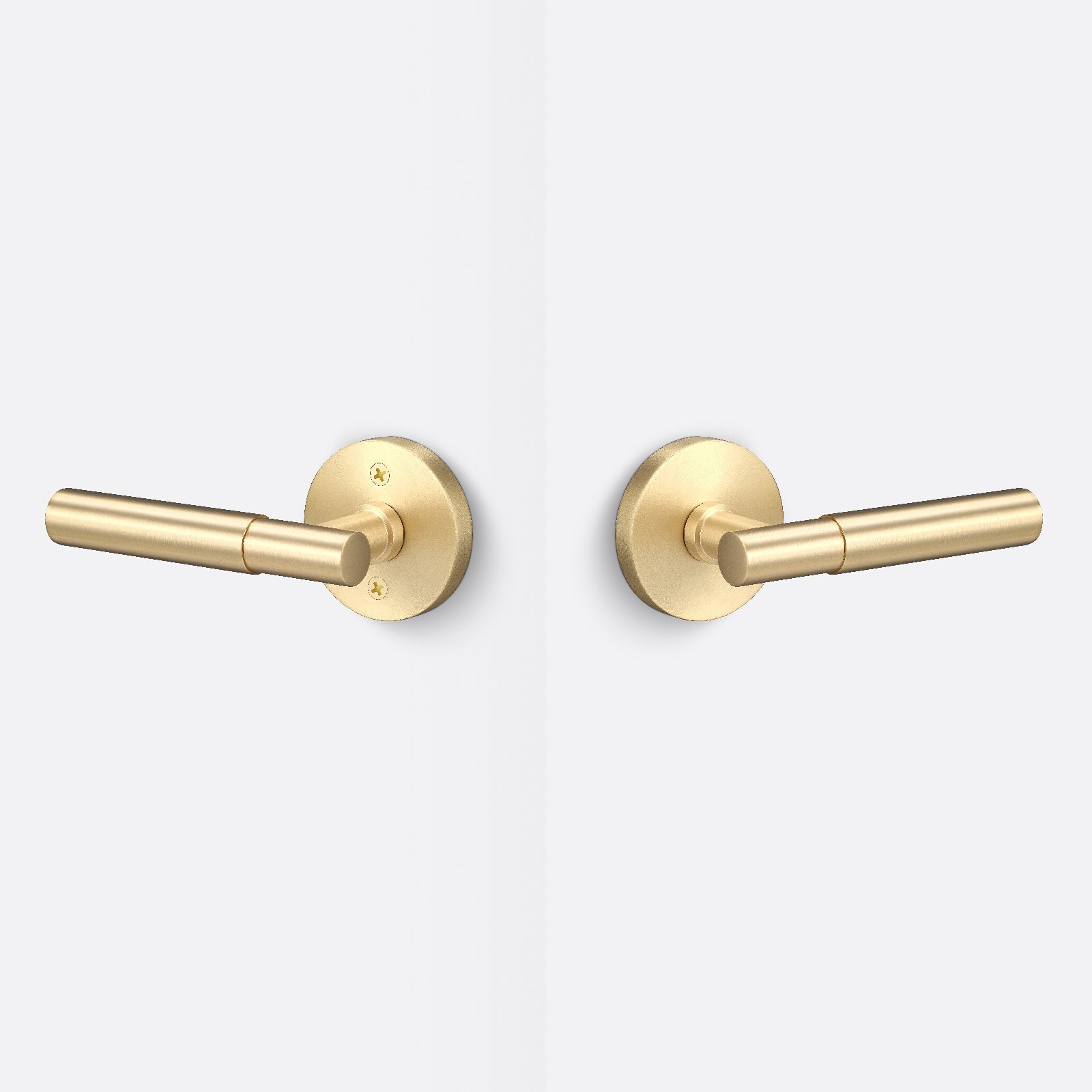 Sure-Loc AP101-RD-GRIP-SM Smooth Grip Passage Door Lever with Aspra Round Rosette.