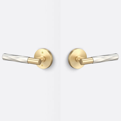 Sure-Loc AP101-RD-GRIP-VT Vertex Grip Passage Door Lever with Aspra Round Rosette
