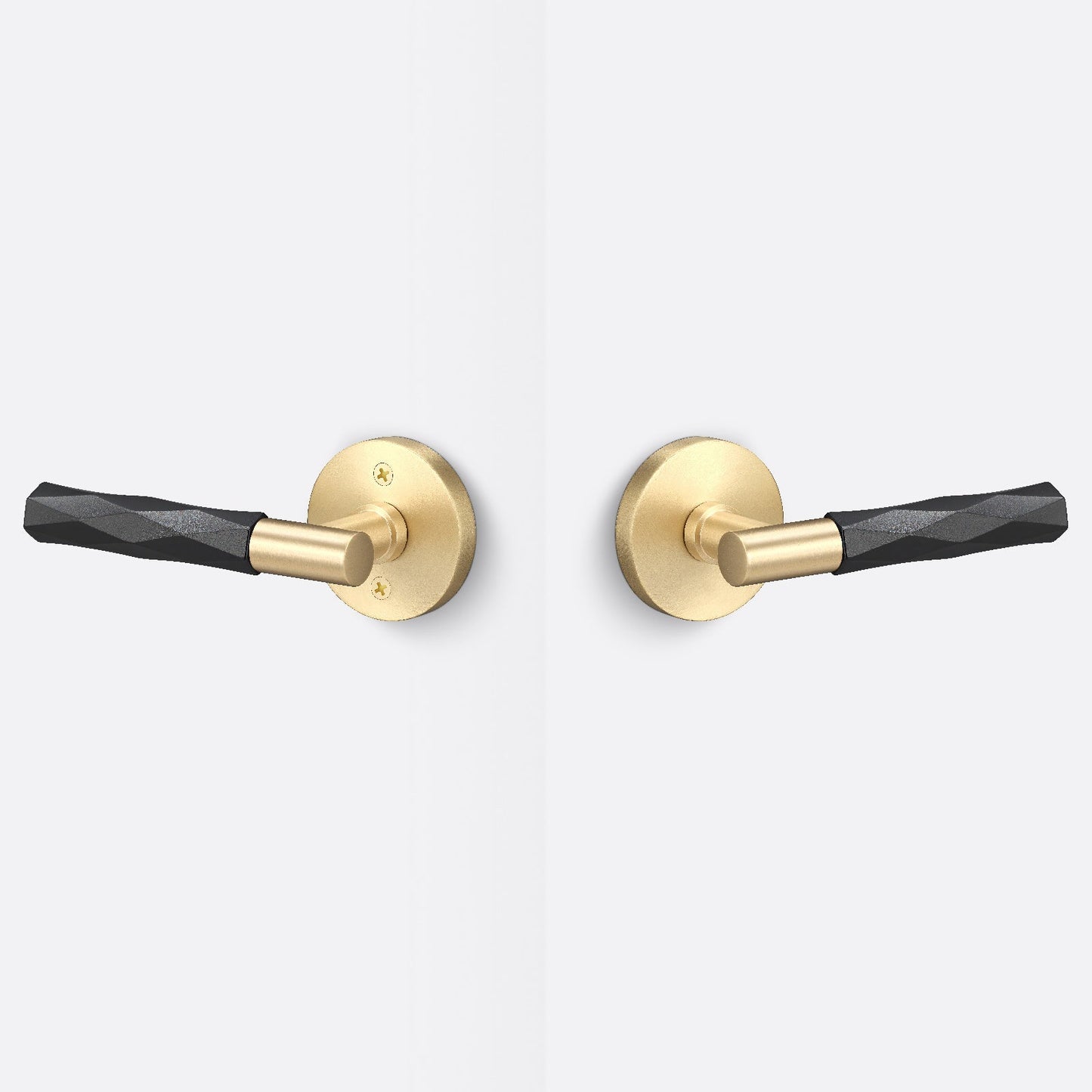 Sure-Loc AP101-RD-GRIP-VT Vertex Grip Passage Door Lever with Aspra Round Rosette