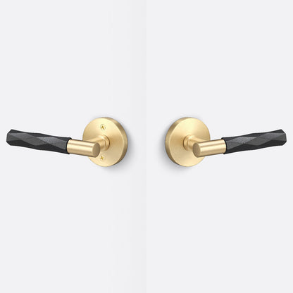 Sure-Loc AP101-RD-GRIP-VT Vertex Grip Passage Door Lever with Aspra Round Rosette