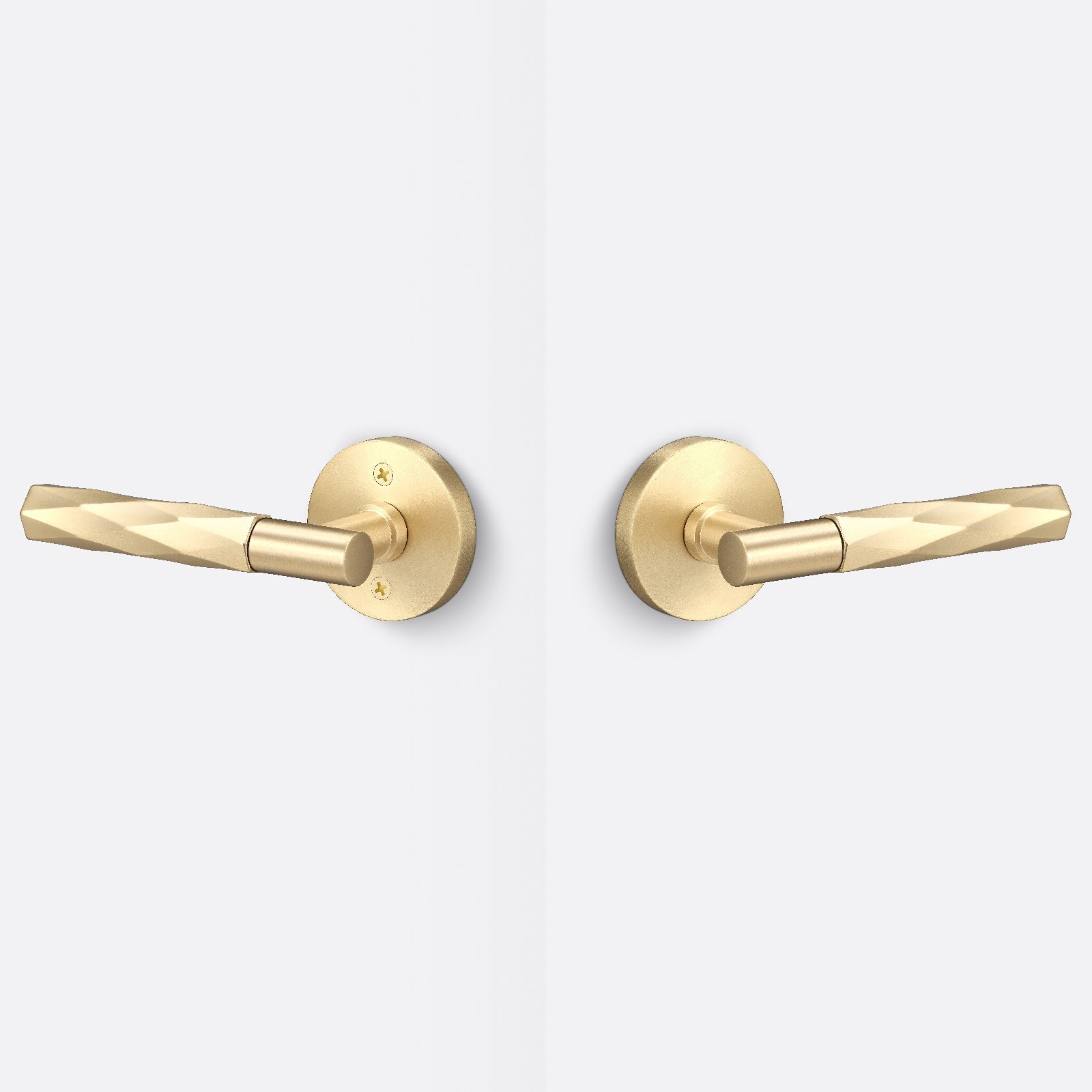 Sure-Loc AP101-RD-GRIP-VT Vertex Grip Passage Door Lever with Aspra Round Rosette.