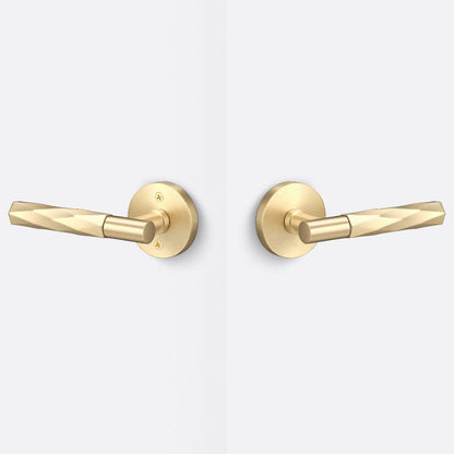 Sure-Loc AP101-RD-GRIP-VT Vertex Grip Passage Door Lever with Aspra Round Rosette.