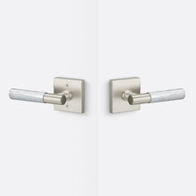 Sure-Loc AP101-SQ-GRIP-KN Knurled Grip Passage Door Lever with Aspra Square Rosette
