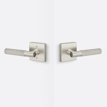 Sure-Loc AP101-SQ-GRIP-SKN Straight Knurled Grip Passage Door Lever with Aspra Square Rosette