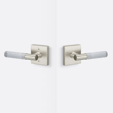 Sure-Loc AP101-SQ-GRIP-SKN Straight Knurled Grip Passage Door Lever with Aspra Square Rosette