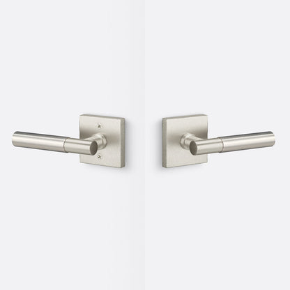 Sure-Loc AP101-SQ-GRIP-SM Smooth Grip Passage Door Lever with Aspra Square Rosette