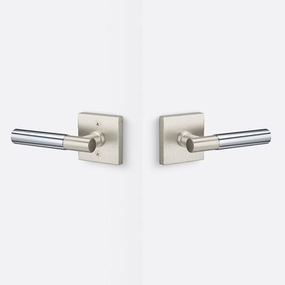 Sure-Loc AP101-SQ-GRIP-SM Smooth Grip Passage Door Lever with Aspra Square Rosette