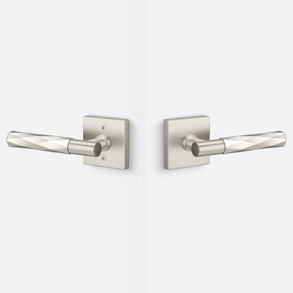 Sure-Loc AP101-SQ-GRIP-VT Smooth Grip Passage Door Lever with Aspra Square Rosette