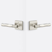 Sure-Loc AP101-SQ-GRIP-VT Smooth Grip Passage Door Lever with Aspra Square Rosette