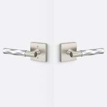 Sure-Loc AP101-SQ-GRIP-VT Smooth Grip Passage Door Lever with Aspra Square Rosette