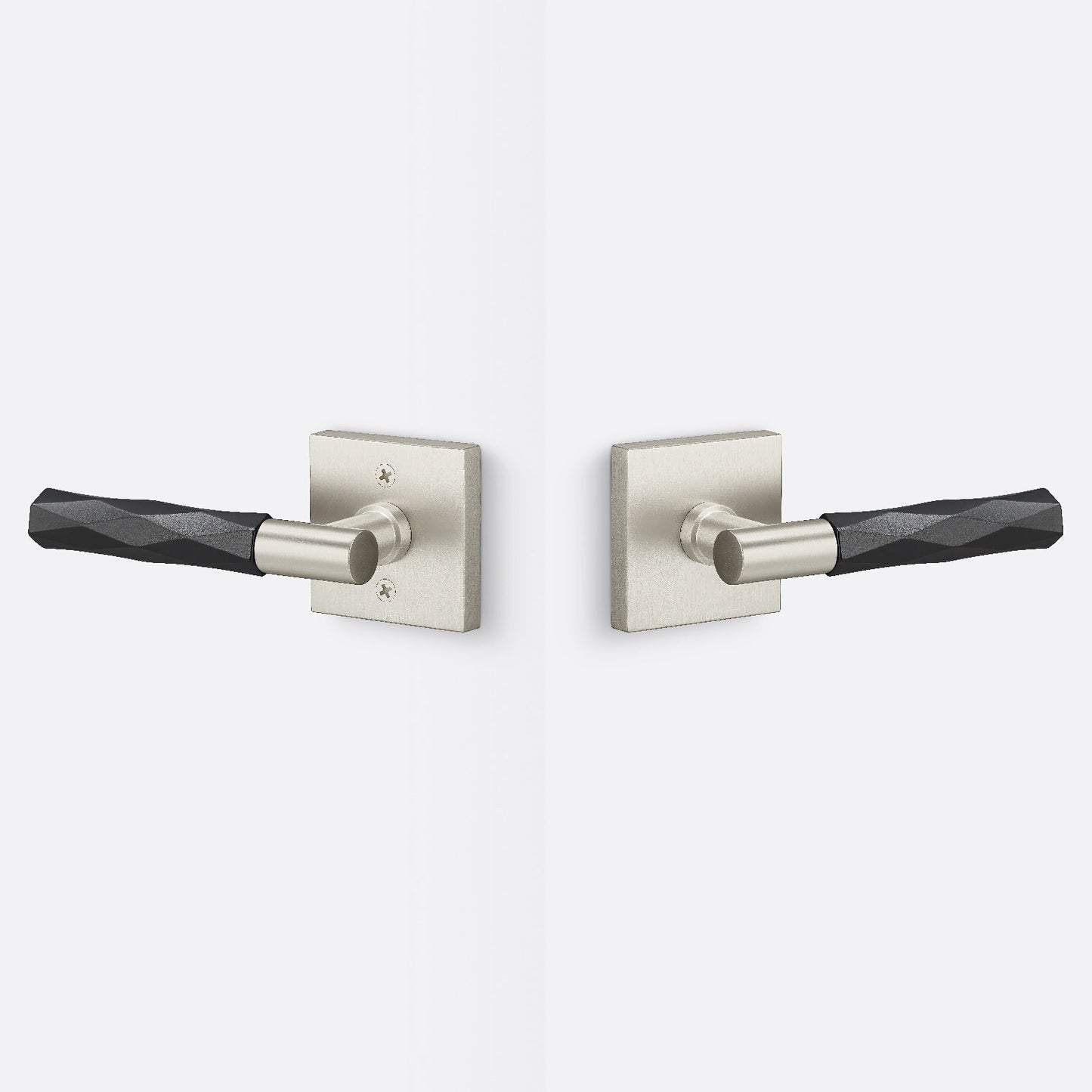 Sure-Loc AP101-SQ-GRIP-VT Smooth Grip Passage Door Lever with Aspra Square Rosette