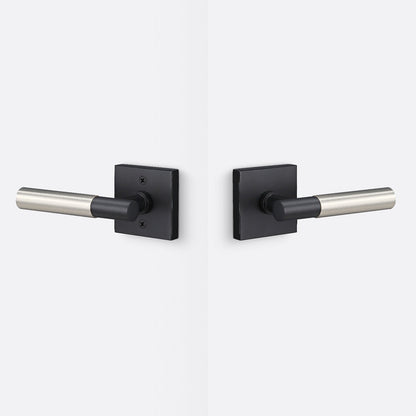 Sure-Loc AP101-SQ-GRIP-SM Smooth Grip Passage Door Lever with Aspra Square Rosette