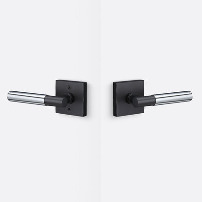 Sure-Loc AP101-SQ-GRIP-SM Smooth Grip Passage Door Lever with Aspra Square Rosette
