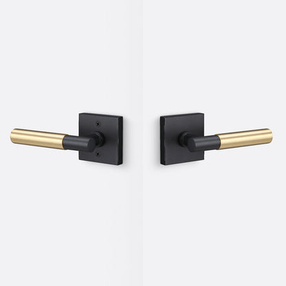 Sure-Loc AP101-SQ-GRIP-SM Smooth Grip Passage Door Lever with Aspra Square Rosette