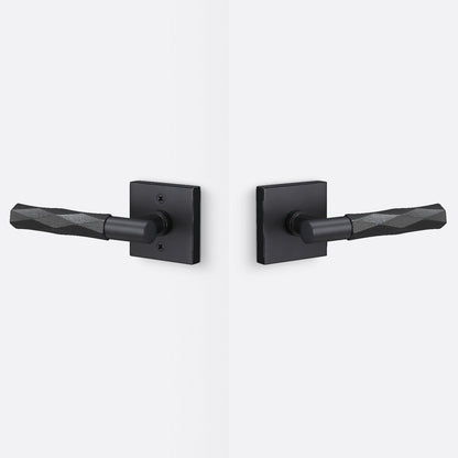 Sure-Loc AP101-SQ-GRIP-VT Smooth Grip Passage Door Lever with Aspra Square Rosette
