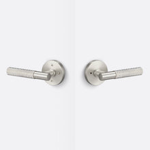 Sure-Loc AP102-RD-GRIP-KN Knurled Grip Privacy Door Lever with Aspra Round Rosette