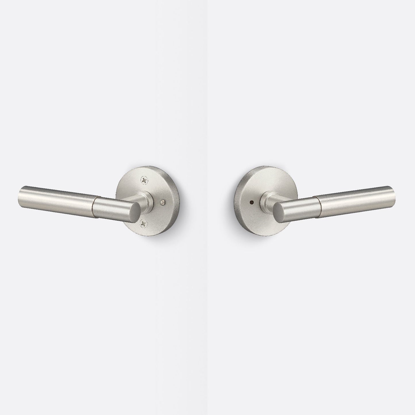 Sure-Loc AP102-RD-GRIP-SM Smooth Grip Privacy Door Lever with Aspra Round Rosette