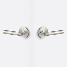 Sure-Loc AP102-RD-GRIP-SM Smooth Grip Privacy Door Lever with Aspra Round Rosette