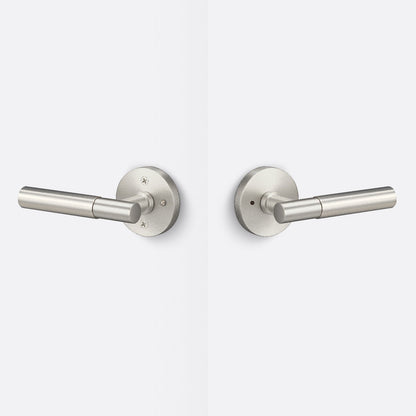 Sure-Loc AP102-RD-GRIP-SM Smooth Grip Privacy Door Lever with Aspra Round Rosette
