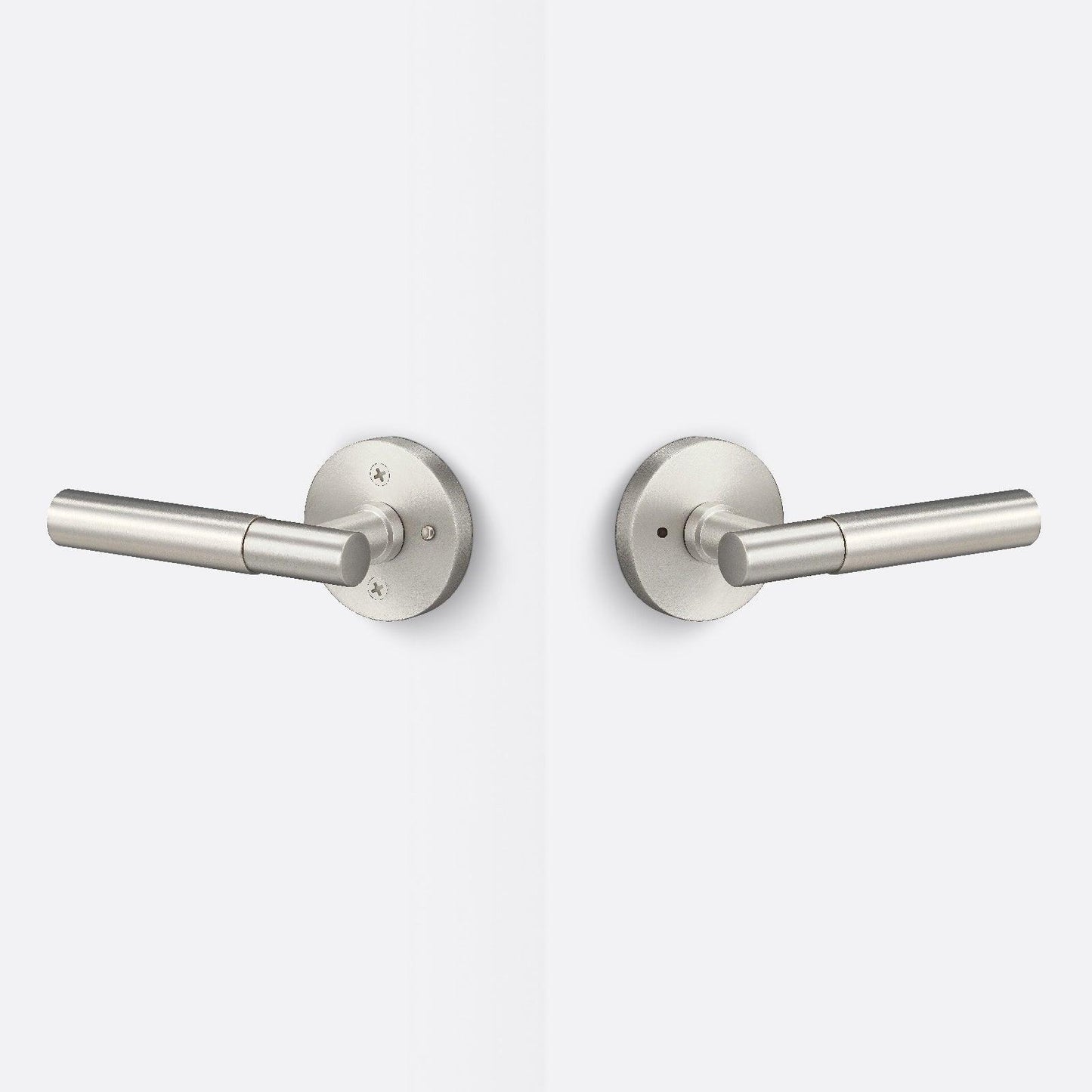 Sure-Loc AP102-RD-GRIP-SM Smooth Grip Privacy Door Lever with Aspra Round Rosette