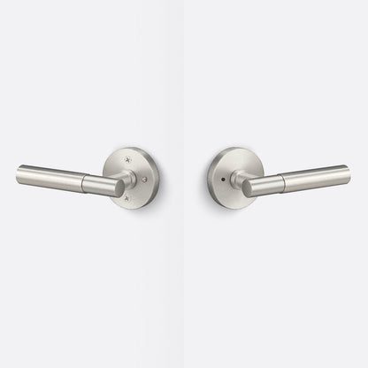 Sure-Loc AP102-RD-GRIP-SM Smooth Grip Privacy Door Lever with Aspra Round Rosette