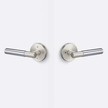 Sure-Loc AP102-RD-GRIP-SM Smooth Grip Privacy Door Lever with Aspra Round Rosette