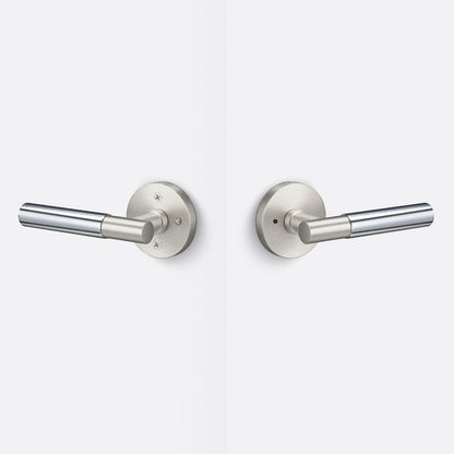 Sure-Loc AP102-RD-GRIP-SM Smooth Grip Privacy Door Lever with Aspra Round Rosette