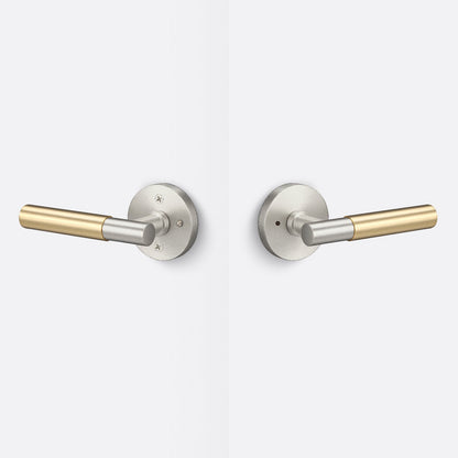 Sure-Loc AP102-RD-GRIP-SM Smooth Grip Privacy Door Lever with Aspra Round Rosette
