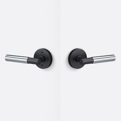 Sure-Loc AP102-RD-GRIP-SM Smooth Grip Privacy Door Lever with Aspra Round Rosette