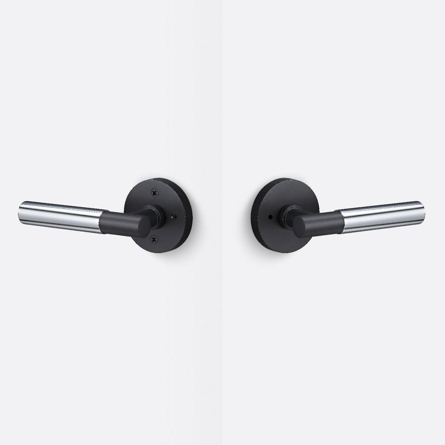 Sure-Loc AP102-RD-GRIP-SM Smooth Grip Privacy Door Lever with Aspra Round Rosette
