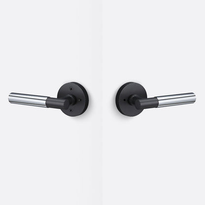 Sure-Loc AP102-RD-GRIP-SM Smooth Grip Privacy Door Lever with Aspra Round Rosette