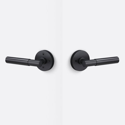 Sure-Loc AP102-RD-GRIP-SM Smooth Grip Privacy Door Lever with Aspra Round Rosette