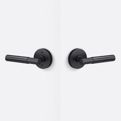 Sure-Loc AP102-RD-GRIP-SM Smooth Grip Privacy Door Lever with Aspra Round Rosette