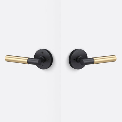 Sure-Loc AP102-RD-GRIP-SM Smooth Grip Privacy Door Lever with Aspra Round Rosette