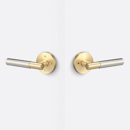 Sure-Loc AP102-RD-GRIP-SM Smooth Grip Privacy Door Lever with Aspra Round Rosette