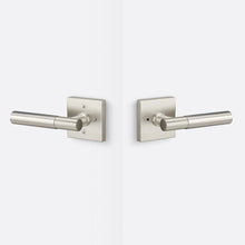 Sure-Loc AP102-SQ-GRIP-SM Smooth Grip Privacy Door Lever with Aspra Square Rosette