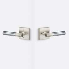 Sure-Loc AP102-SQ-GRIP-SM Smooth Grip Privacy Door Lever with Aspra Square Rosette