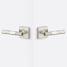 Sure-Loc AP102-SQ-GRIP-VT Vertex Grip Privacy Door Lever with Aspra Square Rosette