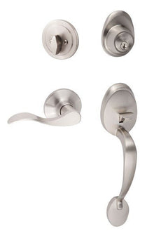 Sure-Loc AT507-SB-LH Alta Handleset with Snowbird Left Hand Handleset Trim