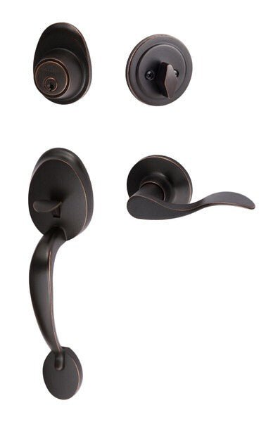 Sure-Loc AT507-SB-RH Alta Handleset with Snowbird Right Hand Handleset Trim