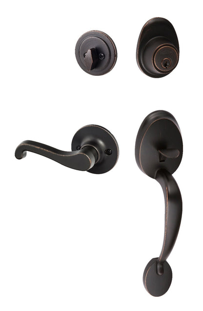 Sure-Loc AT507-SG-LH Alta Handleset with Sage Lever Left Hand Handleset Trim
