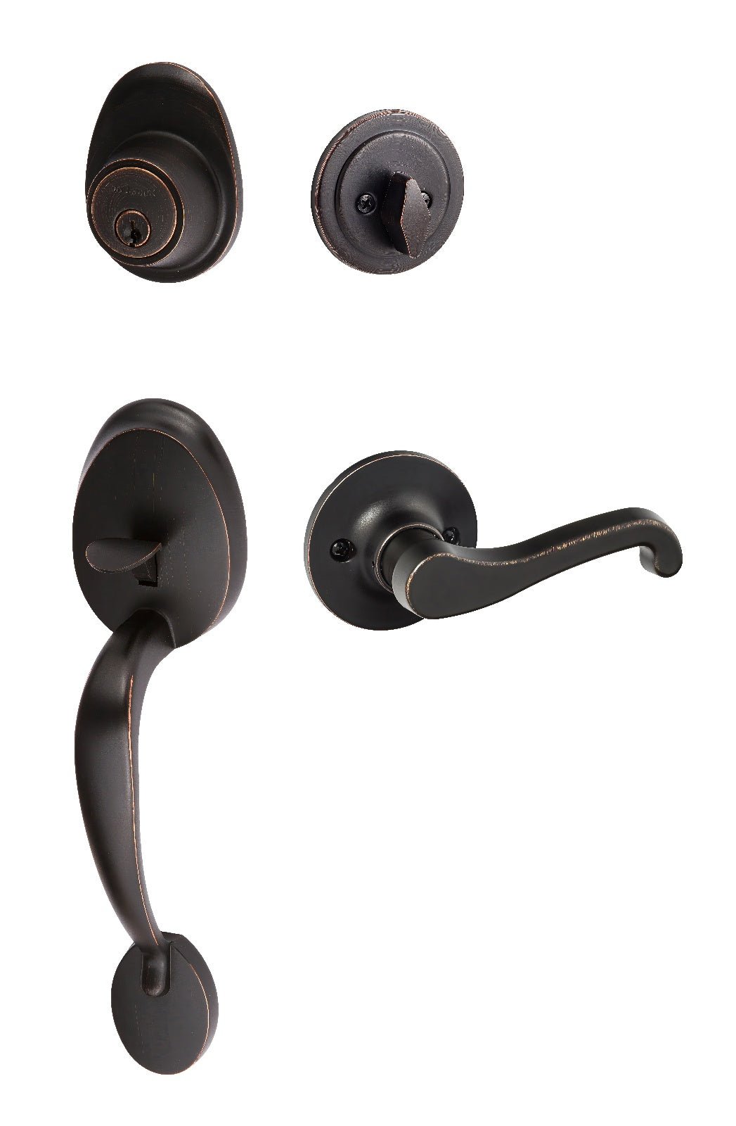 Sure-Loc AT507-SG-RH Alta Handleset with Sage Lever Right Hand Handleset Trim