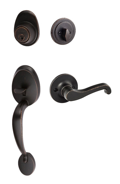Sure-Loc AT507-SG-RH Alta Handleset with Sage Lever Right Hand Handleset Trim
