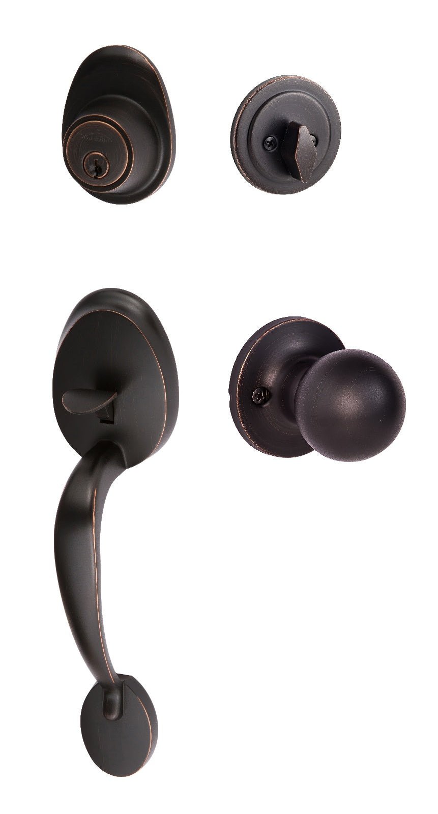 Sure-Loc AT507-TA Alta Single Cylinder Handleset with Tahoe Trim