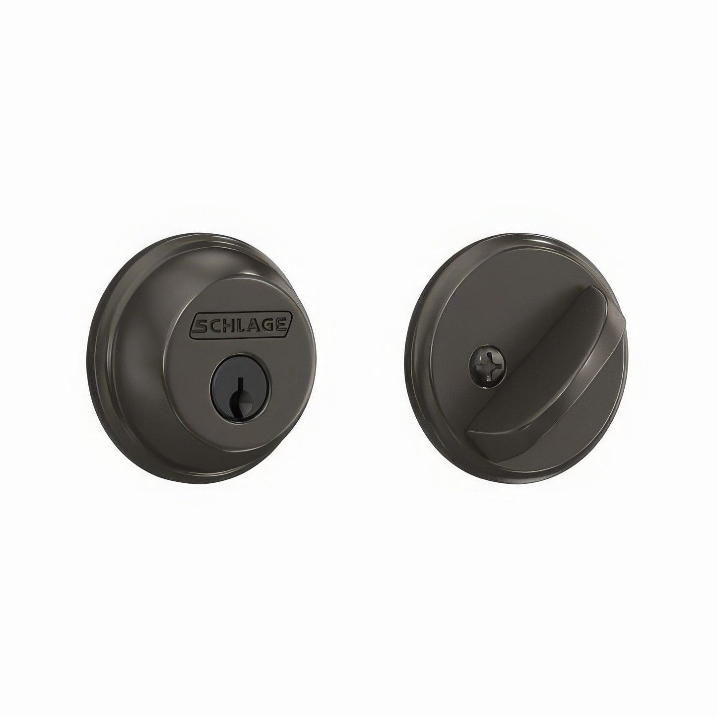 Schlage B60 B Series Single Cylinder Deadbolt.