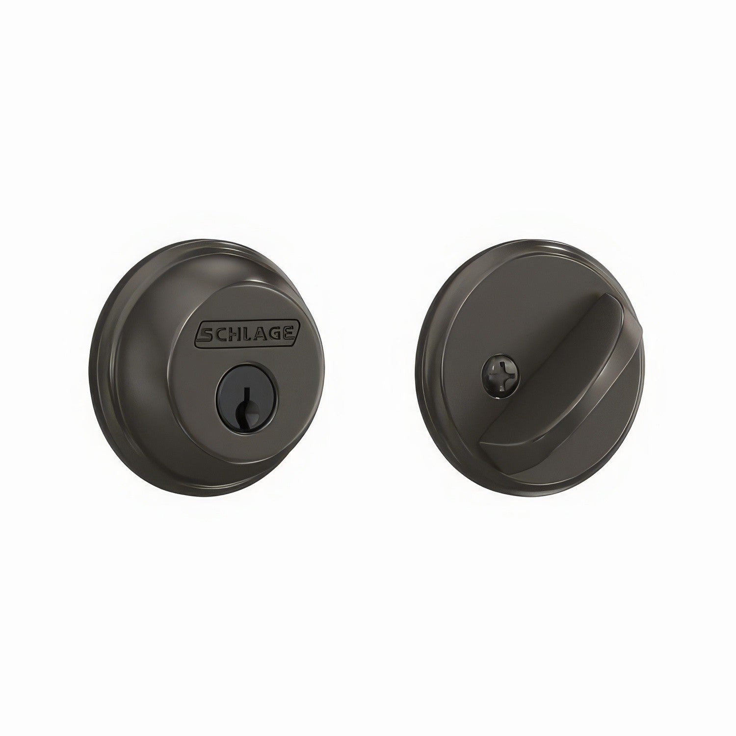 Schlage B60 B Series Single Cylinder Deadbolt.