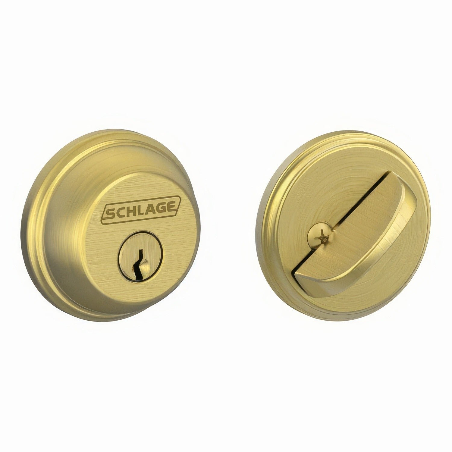 Schlage B60 B Series Single Cylinder Deadbolt.