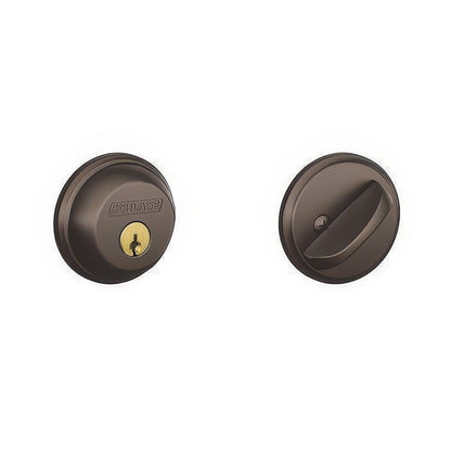 Schlage B60 B Series Single Cylinder Deadbolt.
